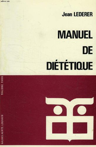 MANUEL DE DIETETIQUE