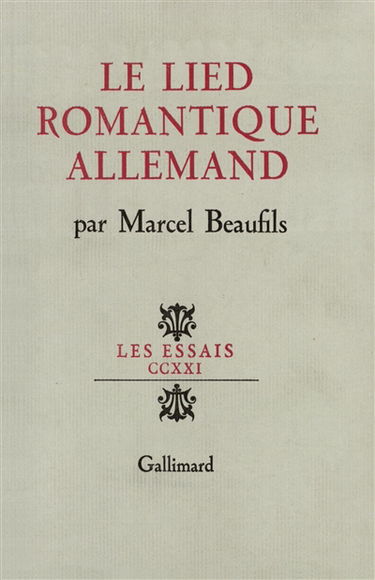 Le Lied romantique allemand