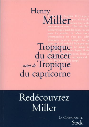 Tropique du Cancer. Tropique du Capricorne