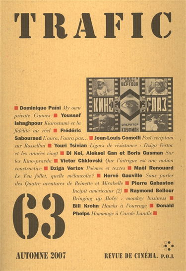 Trafic, n° 63