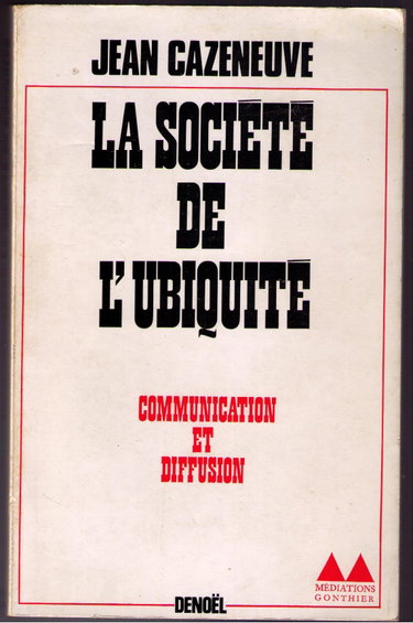 Couverture de La société de l'ubiquité