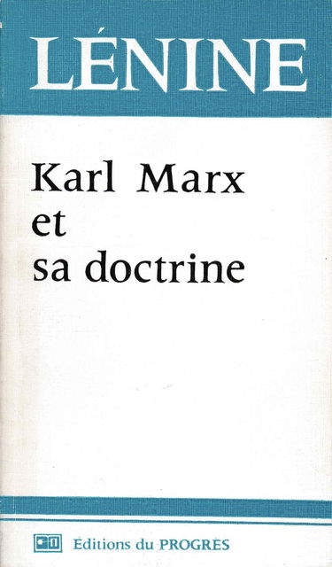 Broché - Karl marx et sa doctrine