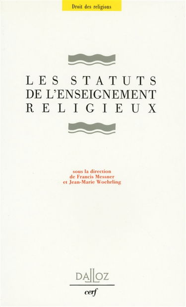 Les statuts de l'enseignement religieux