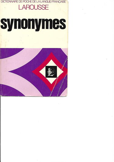 Dictionnaire De Poche Des Synonymes