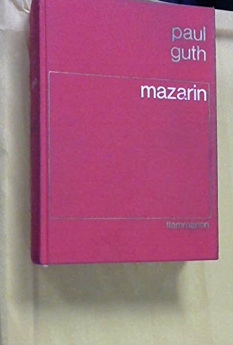 Couverture de Mazarin par Paul Guth