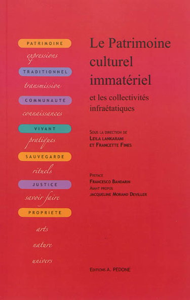 Le patrimoine culturel immatériel et les collectivités infraétatiques : dimensions juridiques et régulation