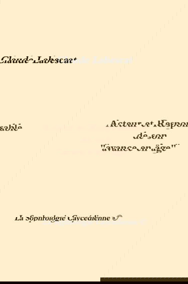 Acteur et Responsable de son "avance en âge".La Sophrologie Caycédienne