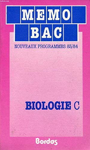 Biologie terminales C, 1983-1984