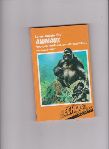Couverture de La vie sociale des animaux