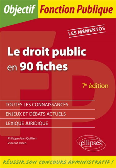 Le droit public en 90 fiches