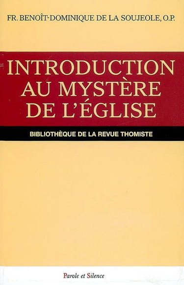Couverture de Introduction au mystère de l'Eglise