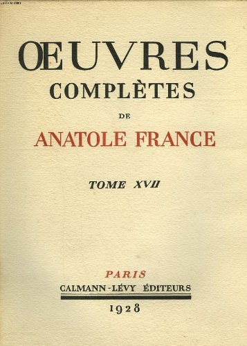 Couverture de Oeuvres completes illustrees de anatole france. tome 17 : rabelais suivi de auguste comte suivi de pierre laffitte.
