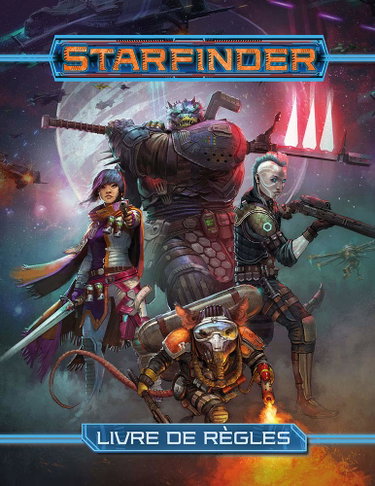 Couverture de Black Book Starfinder Livre de Base Version Francaise