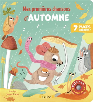 Couverture de Mes premières chansons pour l'automne