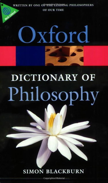 Couverture de The Oxford Dictionary of Philosophy