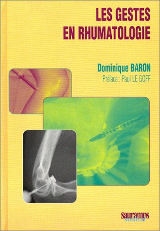 Les gestes en rhumatologie