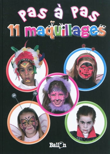Couverture de 11 maquillages : pas à pas par Ballon