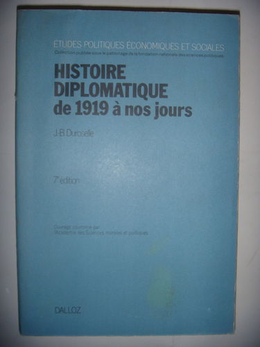 Histoire diplomatique de 1919 à nos jours