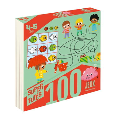 Couverture de 100 jeux : 4-5 ans par Sandra Lebrun