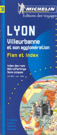 Plan de ville : Lyon, Villeurbanne, 1:10 000