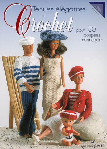 Poupées mannequins au crochet : 30 tenues élégantes