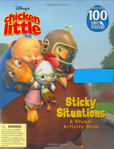 Couverture de Disney's Chicken Little Sticky Situations: A Sticker Activity Book