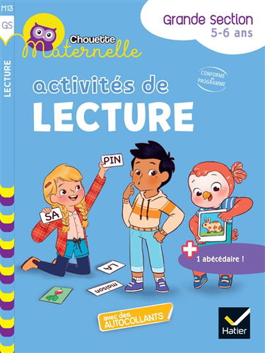 Activités de lecture, grande section, 5-6 ans : conforme au programme