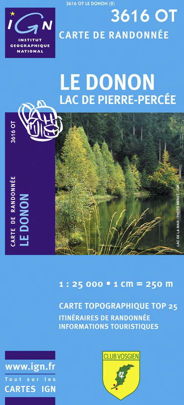 Le Donon/Lac De Pierre-Percee: Ign.3616ot