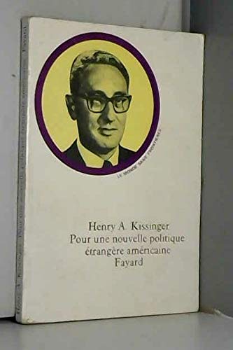 Couverture de Pour une nouvelle politique étrangère américaine.