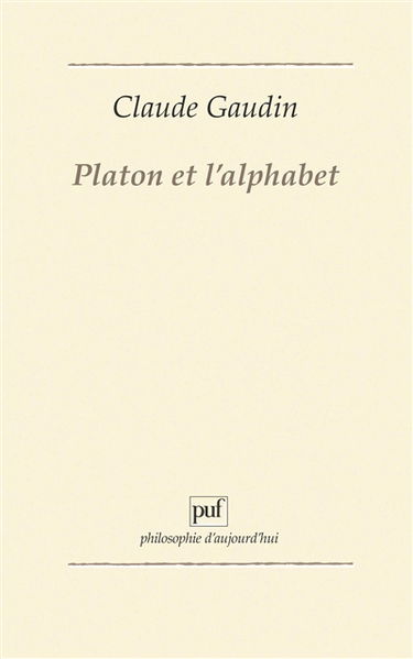 Platon et l'alphabet