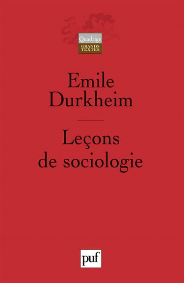 Leçons de sociologie