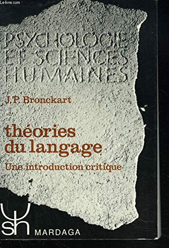 Théories du langage : une introduction critique