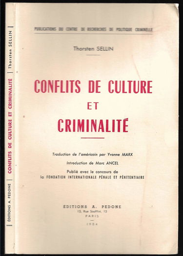 Conflits de culture et criminalité