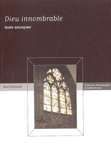 Dieu innombrable, texte anonyme