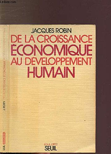 De la croissance économique au développement humain