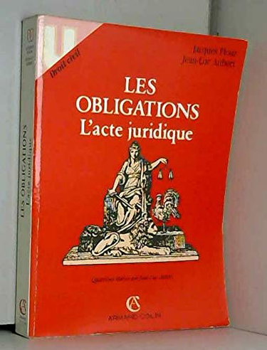 Couverture de Les obligations / l'acte juridique