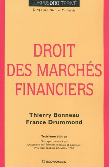Droit des marchés financiers