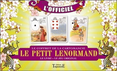 Couverture de Le petit Lenormand, le coffret de la cartomancie : le livre, le jeu original : l'officiel