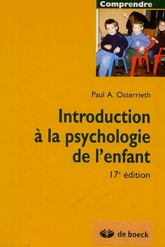 Introduction à la psychologie de l'enfant