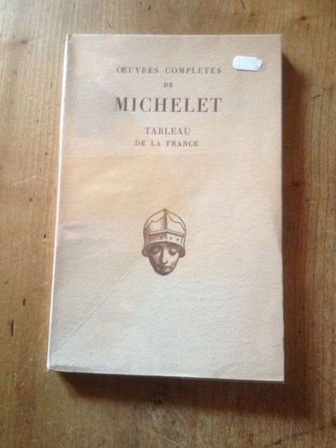 Couverture de Tableau de la France - oeuvres complètes de michelet