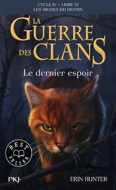 Couverture de La guerre des clans : cycle 4, les signes du destin. Vol. 6. Le dernier espoir