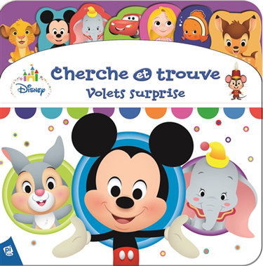 Couverture de Disney : cherche et trouve avec volets surprises