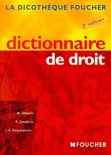 Dictionnaire de droit, 2e édition