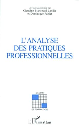 Couverture de L'analyse des pratiques professionnelles