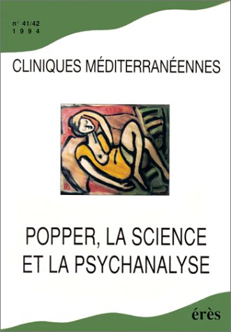 Couverture de Cliniques méditerranéennes, n° 41-42. Popper, la science et la psychanalyse par Collectif