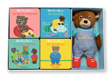 Couverture de Mon coffret à histoires Petit Ours Brun par Marie Aubinais