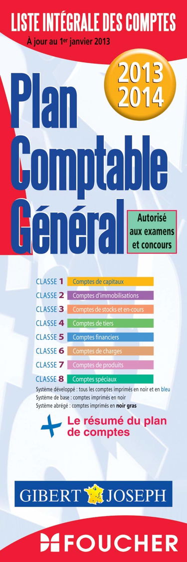 LISTE INTEGRALE DES COMPTES LIB.JOSEPH GIBERT