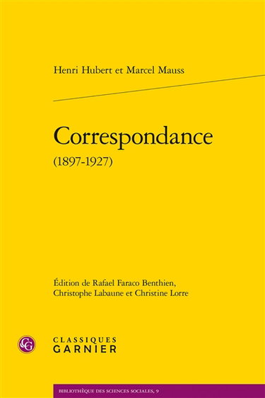 Couverture de Correspondance (1897-1927)