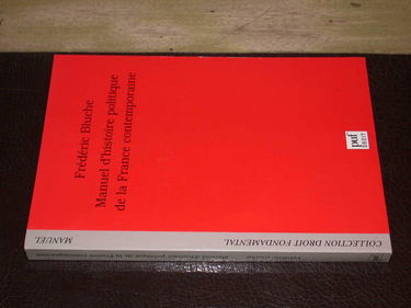 Manuel d'histoire politique de la France contemporaine