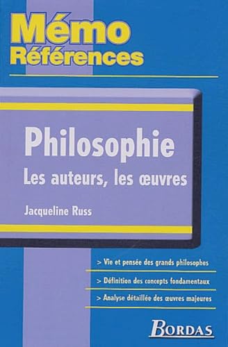 MEMO REFER.PHILOSOPHIE AUTEURS OEUVRES (Ancienne Edition)